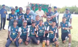 इंटर हॉउस क्रिकेट प्रतियोगिता में महाराणा प्रताप हाउस ने बाजी मारी