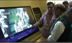 लखनऊः 24 साल बाद विधान भवन पहुंचे राजनाथ सिंह, आधुनिक सुविधाओं और बदलावों की सराहना की