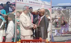 उपराष्ट्रपति सी.पी. राधाकृष्णन श्रीलंका दौरे पर कोलंबो पहुंचे