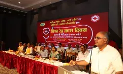 विश्व रेडक्रॉस दिवस के अवसर पर सम्मान समारोह कार्यक्रम आयोजित