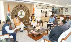 मुख्यमंत्री डाॅ यादव ने की उज्जैन एयरपोर्ट और धार्मिक पर्यटन पर केंद्रित रही उड्डयन मंत्री से चर्चा