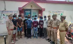 हरदोई में साइबर ठगी गिरोह का भंडाफोड़, अंतर्राज्यीय नेटवर्क से जुड़े 10 आरोपी गिरफ्तार
