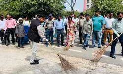 ख्वाजा मुईनुद्दीन चिश्ती भाषा विश्वविद्यालय में 11वें दीक्षान्त समारोह से पूर्व वृहद स्वच्छता अभियान आयोजित