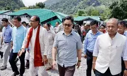 असम बाढ़: केंद्रीय दल ने किया हवाई सर्वे