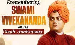Vice President and PM Modi pay tributes to Swami Vivekananda on his death anniversary today