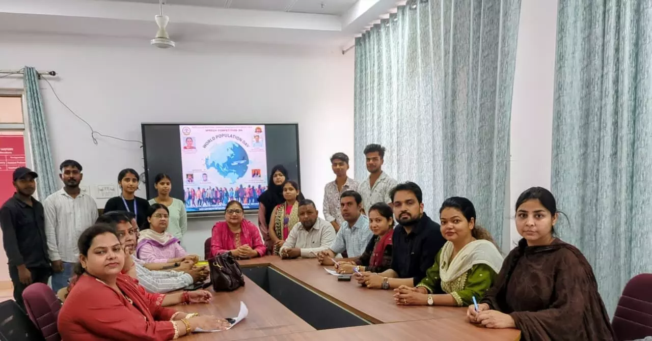 भाषा विवि में हुआ विश्व जनसंख्या दिवस पर भाषण प्रतियोगिता का आयोजन भाषा विवि में हुआ विश्व जनसंख्या दिवस पर भाषण प्रतियोगिता का आयोजन