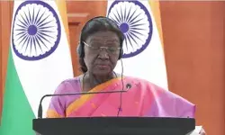 राष्ट्रपति द्रौपदी मुर्मु आज उत्तरी मैसेडोनिया की राष्ट्रपति के साथ वार्ता करेंगी राष्ट्रपति द्रौपदी मुर्मु आज उत्तरी मैसेडोनिया की राष्ट्रपति के साथ वार्ता करेंगी