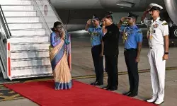 राष्ट्रपति द्रौपदी मुर्मु मोल्दोवा, उत्तर मैसिडोनिया और रोमानिया की राजकीय यात्रा संपन्न कर नई दिल्ली लौटीं