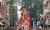 भगवान श्री चन्द्रमोलेश्वर व श्री मनमहेश हाथी पर विराजित होकर निकले नगर भ्रमण पर
