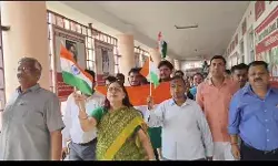 भाषा विवि में हुआ “हर घर तिरंगा” रैली और “सामाजिक हित एवं बेहतर भारत के लिए नवाचार” विषय पर इनोवेशन कैनवास कार्यशाला का आयोजन
