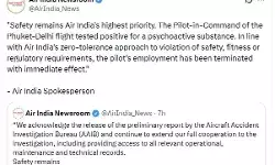 Air India Terminates Pilot After Positive Drug Test Air India Terminates Pilot After Positive Drug Test