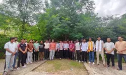 भाषा विवि में नशे के खिलाफ छात्रों ने बुलंद की आवाज, छात्रावास में चला जागरूकता अभियान