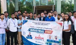 भाषा विवि के मैकेनिकल इंजीनियरिंग के विद्यार्थियों ने किया KARAM–PN International का औद्योगिक भ्रमण