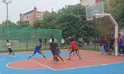 भाषा विवि में बास्केटबॉल का रोमांच, सामाजिक विज्ञान और विज्ञान संकाय ने जीती चैंपियनशिप