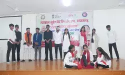 महाराजा सुहेलदेव विश्वविद्यालय में सेवा संकल्प अभियान के तहत नुक्कड़ नाटक प्रतियोगिता का आयोजन