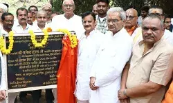 रीवा- उप मुख्यमंत्री श्री शुक्ल ने किया बिछिया नदी में पुल निर्माण का भूमिपूजन