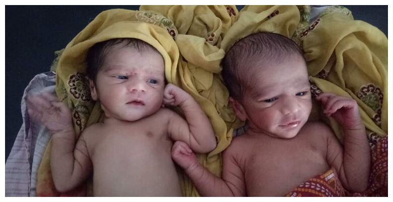 अस्पताल में जुड़वा बच्चों का जन्म, माता-पिता ने नाम रखा कोविड और कोरोना