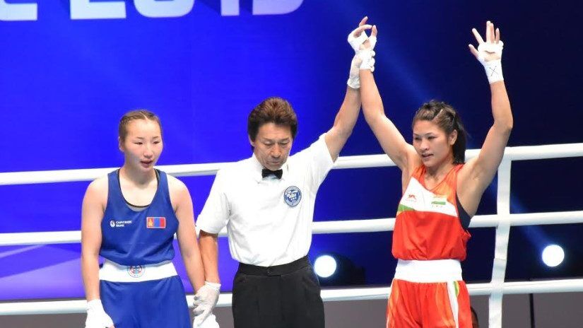 India gets a winning start at World Womens Championship staring Amuna Boro India gets a winning start at World Womens Championship staring Amuna Boro