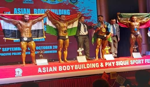 53वीं एशियन बॉडी बिल्डिंग एंड फिजिक स्पोर्ट्स में मेजर ए क्यू खान को रजत 53वीं एशियन बॉडी बिल्डिंग एंड फिजिक स्पोर्ट्स में मेजर ए क्यू खान को रजत
