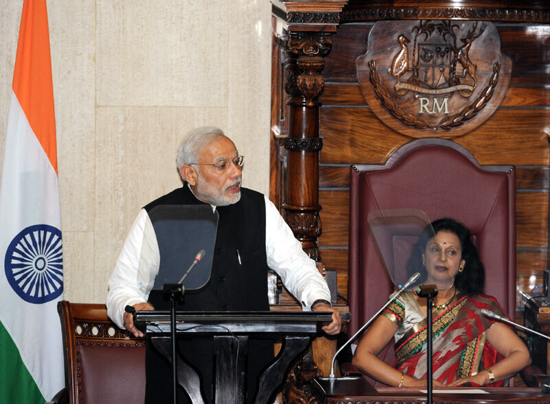 मॉरिशस के प्रधानमंत्री ने भारत के प्रति जताया आभार