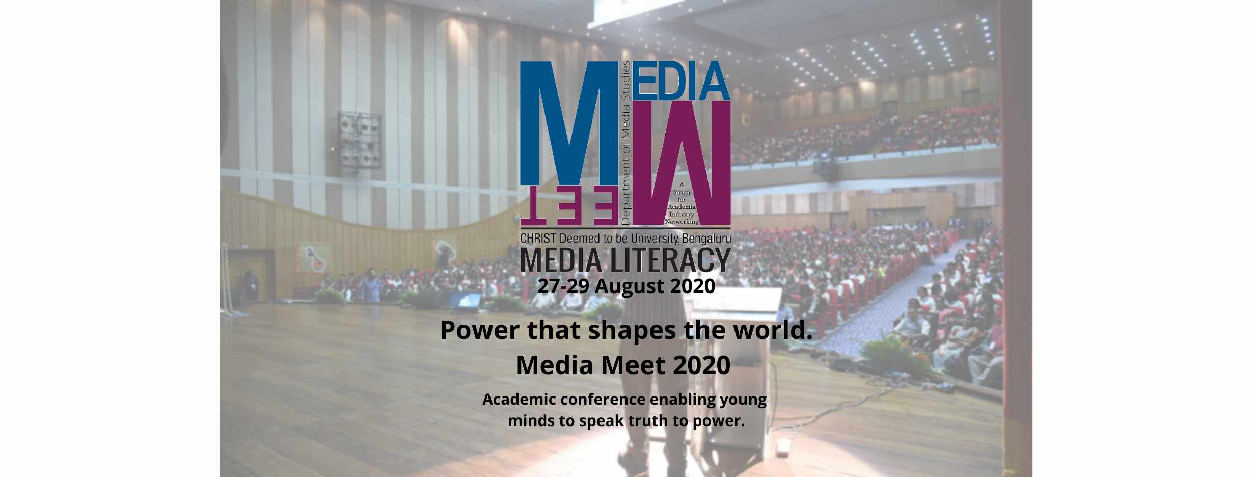 Call for Papers for Media Meet 2020