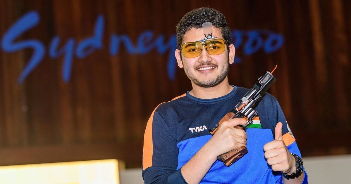अनीश भानवाला को  25 मीटर रैपिट फायर पिस्टल स्पर्धा में मिला  स्वर्ण