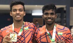 सात्विक रेड्डी आज चिराग शेट्टी ने थाईलैंड में रचा इतिहास सात्विक रेड्डी आज चिराग शेट्टी ने थाईलैंड में रचा इतिहास