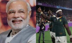 दक्षिण अफ्रीकी रग्बी टीम को पीएम नरेंद्र मोदी ने दी बधाई दक्षिण अफ्रीकी रग्बी टीम को पीएम नरेंद्र मोदी ने दी बधाई