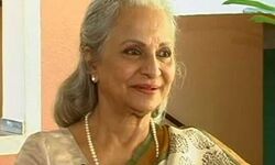 वहीदा रहमान ने कहा कि दुष्कर्मीयों को मौत नहीं उम्र कैद की सजा दी जाए....