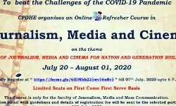 Online Refresher Course in Journalism, Media & Cinema Online Refresher Course in Journalism, Media & Cinema