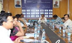 Open  Distance learning , RUSA and Digital initiatives reviewed by MHRD minister