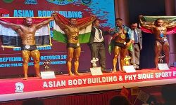 53वीं एशियन बॉडी बिल्डिंग एंड फिजिक स्पोर्ट्स में मेजर ए क्यू खान को रजत