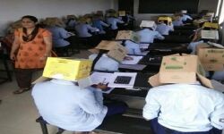 कर्नाटक में नकल करने पर रोक लगाने के लिए अपनाया गया अनोखा तरीका