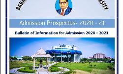 The admission process started in Babasaheb Bhimrao Ambedkar University , Lucknow