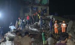 महाराष्ट्र के भिवंडी में गिरी चार मंजिला इमारत