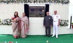 A naval hostel --Sahara - inaugurated by shri Anil vaijal