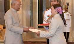 President of India meet Envoys of three Nations