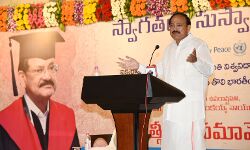 विरोधियों को प्रतिद्वंद्वी समझें, शत्रु नहीं; संस्‍थानों का सम्‍मान करें: उप राष्‍ट्रपति