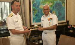 Admiral John Michael Richardson, Chief of Naval Operations United States Navy visit to India